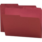 Smead Colored 1/2 Tab Cut Letter Recycled Top Tab File Folder