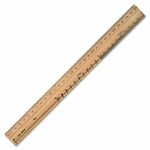 Acme United Metal Edge Double Bevel School Ruler