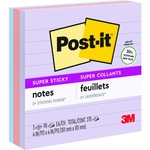 Post-it&reg; Super Sticky Lined Notes