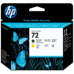 HP 72 Original Printhead - Matte Black, Yellow - Inkjet - 1 Each