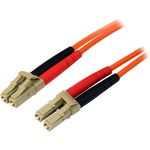 StarTech.com 10m Multimode 50/125 Duplex Fiber Patch Cable LC - LC - 2 x LC Male Network - 2 x LC Male Network - Orange