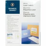 Business Source Bright White Premium-quality Address Labels