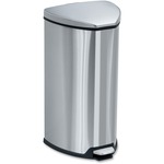 Safco Hands-free Step-on Stainless Receptacle
