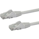 StarTech.com 100 ft White Snagless Cat6 UTP Patch Cable - Category 6 - 100 ft - 1 x RJ-45 Male Network - 1 x RJ-45 Male Network - White