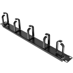 StarTech.com 1U 19in Metal Rackmount Cable Management Panel - Rack cable management kit