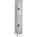 Safco Double-Tier Two-tone Locker with legs