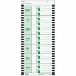 Lathem Thermal Time Clock Weekly Attendance Cards