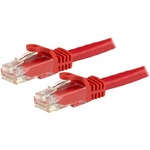 StarTech.com 15m Red Snagless Cat6 UTP Patch Cable - ETL Verified - 1 x RJ-45 Male Network - 1 x RJ-45 Male Network - Gold-plated Contacts - Red