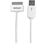 StarTech.com 1m 3 ft Apple Dock Connector to USB Cable for iPod / iPhone / iPad with Stepped Connector