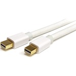 StarTech.com 2m 6 ft White Mini DisplayPort 1.2 Cable M/M - Mini DisplayPort 4k