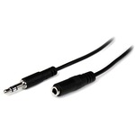 StarTech.com 1m Slim 3.5mm Stereo Extension Audio Cable - M/F - 1m - 1 Pack
