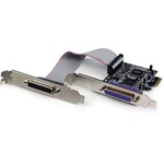 StarTech.com 2 Port PCI Express / PCI-e Parallel Adapter Card - IEEE 1284 with Low Profile Bracket - PCI Express x1 - 2 x Number of Parallel Ports External