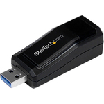 StarTech.com USB 3.0 to Gigabit Ethernet NIC Network Adapter - 10/100/1000 Mbps - 1 x RJ-45 - Twisted Pair