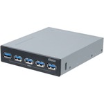 Akasa InterConnect Pro 5S Extends 2 internal USB 3.0 ports to 5 external USB 3.0 ports