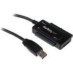 StarTech.com USB 3.0 to SATA or IDE Hard Drive Adapter Converter - 1 x Type A Male USB