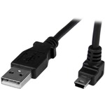 StarTech.com 1m Mini USB Cable - A to Up Angle Mini B - 1 x Type A Male USB - Black