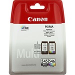 Canon PG-545/CL-546 Ink Cartridge - Cyan, Magenta, Yellow, Black
