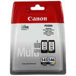 Canon PG-545/CL-546 Ink Cartridge - Black, Colour