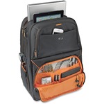Solo Carrying Case (Backpack) for 17.3"" Apple iPad Notebook - Black, Orange
