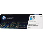 HP 312A (CF381A) Original Laser Toner Cartridge - Single Pack - Cyan - 1 Each