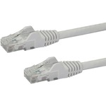StarTech.com 1m White Gigabit Snagless RJ45 UTP Cat6 Patch Cable - 1 m Patch Cord - 1 x RJ-45 Male Network - 1 x RJ-45 Male Network - Patch Cable - Gold-plated Conta