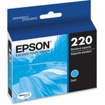 Epson DURABrite Ultra 220 Original Standard Yield Inkjet Ink Cartridge - Cyan - 1 Each