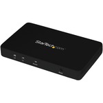 StarTech.com 4K HDMI 2-Port Video Splitter - 1x2 HDMI Splitter w/ Solid Aluminum Housing - 4K 30Hz - to 30 Hz - HDMI In - HDMI Out