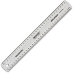 Westcott Transparent Nonshatter 30cm Ruler