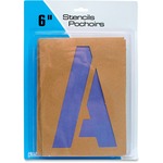 U.S. Stamp & Sign Brown Paper Letters/Numbers Stencils