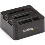 StarTech.com USB 3.1 10Gbps Dual-Bay Dock for 2.5inch/3.5inch SATA SSD/HDDs with UASP - 2 x Total Bay