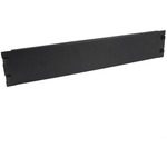 StarTech.com 2U Blank Panel with tool-less installation - Server Rack Filler Panel - Aluminium - Black