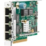 HP 331FLR Gigabit Ethernet Card for Server - PCI Express 2.0 x4 - 4 Ports - 4 - Twisted Pair
