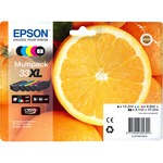 Epson Claria 33XL Ink Cartridge - Yellow, Cyan, Magenta, Black, Photo Black - Inkjet - 5 / Blister Pack