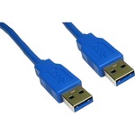 3m USB 3.0 Cable - Type A Male to Type A Male, Blue