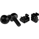 StarTech.com M6 x 12mm - M6 Mounting Screws Andamp; Cage Nuts 100 Pack