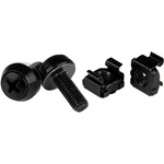 StarTech.com M6 x 12mm - M6 Mounting Screws Andamp; Cage Nuts 50 Pack