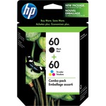 HP 60 Original Inkjet Ink Cartridge - Black, Tri-color - 2 / Pack