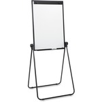 Lorell 2-sided Dry-Erase Easel with Flip-Chart Clip