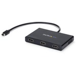 StarTech.com MST Hub - Mini DisplayPort to 3x HDMI - Multi Stream Transport Hub - mDP 1.2 to HDMI - 3840 × 2160 - DisplayPort - HDMI Out