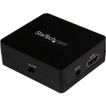 StarTech.com HDMI Audio Extractor - HDMI to 3.5mm Audio Converter - 2.1 Stereo Audio - 1080p - 1920 x 1080 - Audio Line Out - HDMI In - HDMI Out - USB