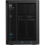 WD My Cloud PR2100 2 x Total Bays NAS Storage System - Desktop - Intel Pentium N3710 Quad-core
