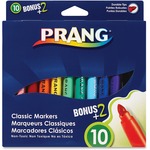 Prang Classic Art Markers - 10+2 Color Set
