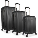 MANCINI Santa Barbara Carrying Case (Roller) Luggage, Travel Essential - Black