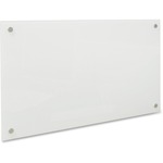 Quartet Infinity Magnetic Glass Cubicle Board, 30"" x 18""