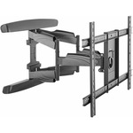 StarTech.com Full Motion TV Wall Mount - Supports TVs from 32inch to 70inch in size with a capacity of 99 lb. 45 kg - Steel Construction - Dual arms extend out to 20.4inch