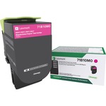 Lexmark Original Laser Toner Cartridge - Magenta - 1 Each