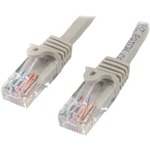 StarTech.com 7m Gray Cat5e Patch Cable with Snagless RJ45 Connectors - Long Ethernet Cable - 7 m Cat 5e UTP Cable - First End: 1 x RJ-45 Male Network - Second End: 1