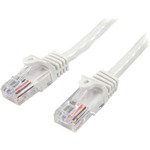 StarTech.com 7m White Cat5e Patch Cable with Snagless RJ45 Connectors - Long Ethernet Cable - 7 m Cat 5e UTP Cable - First End: 1 x RJ-45 Male Network - Second End: