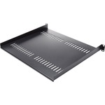StarTech.com 1U Vented Server Rack Mount Shelf - 16in Deep Steel Universal Cantilever Tray for 19inch AV Andamp; Network Equipment Rack - 44lbs CABSHELF116V - Add a sturdy