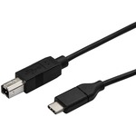 StarTech.com 0.5m USB C to USB B Printer Cable - M/M - USB 2.0 - USB C to USB B Cable - USB C Printer Cable - USB Type C to Type B Cable